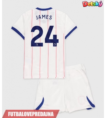 Lacne Dětský Futbalové dres Chelsea Reece James #24 2026-27 Krátky Rukáv - Tretina (+ trenírky)